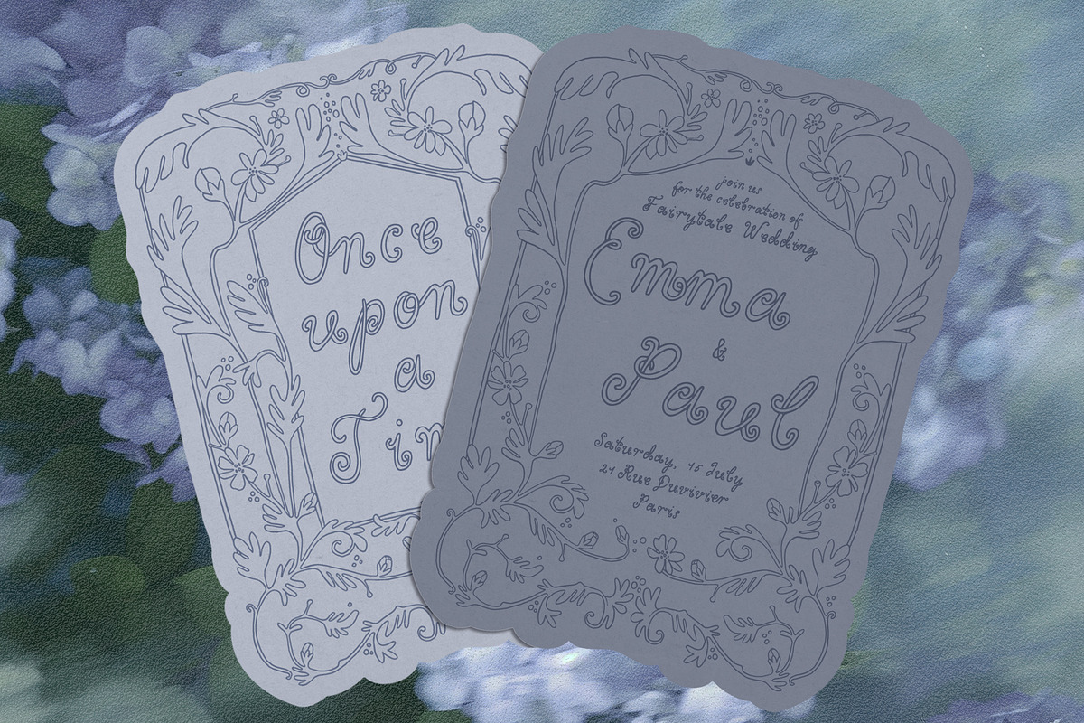 Curly-Twirly Whimsical Font Family, a Handwritten Font by Cute Atelier (Photo 9 of 12)