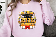 2026 Graduate Shirt SVG, a Seasonal Illustration by DreamArtGraphic (Thumbnail 3 of 5)