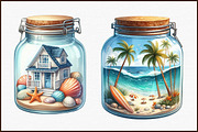 Summer View in Jar Sublimation, an Illustration by Sublimation Artist (Thumbnail 3 of 6)