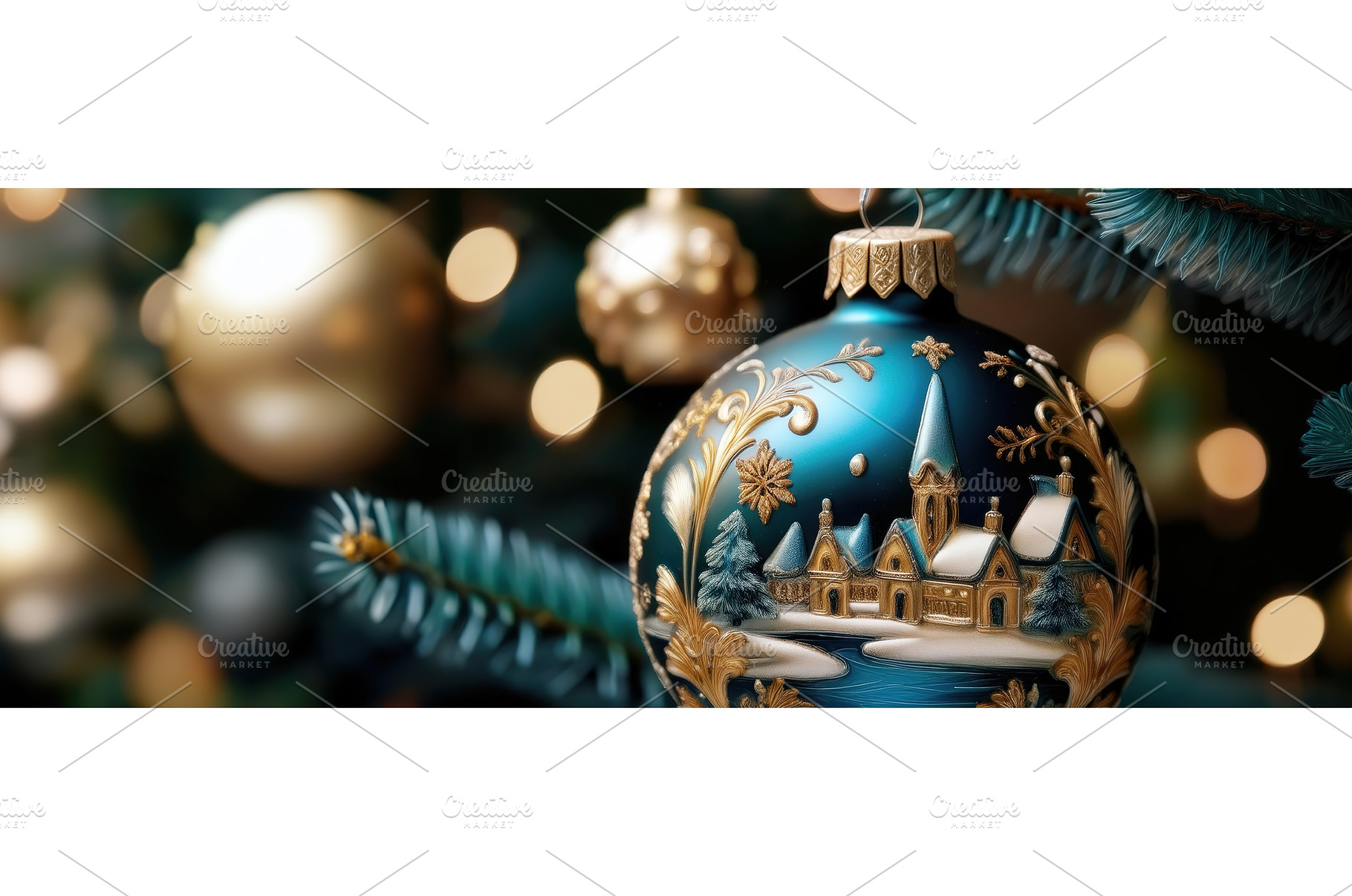 Christmas ornament with gold details, a Holiday Photo by Igor Tichonow