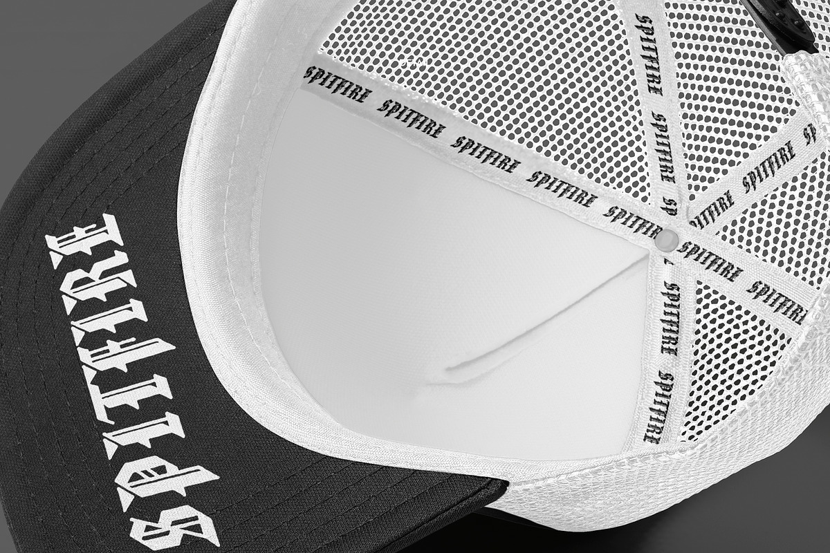 Realistic Trucker Hat Mockup, a Hat Mockup by Uncentrifuged Pressure (Photo 16 of 19)
