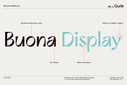 Buona Display Font Family, a Sans Serif Font by IRL by Outfit (Thumbnail 3 of 11)
