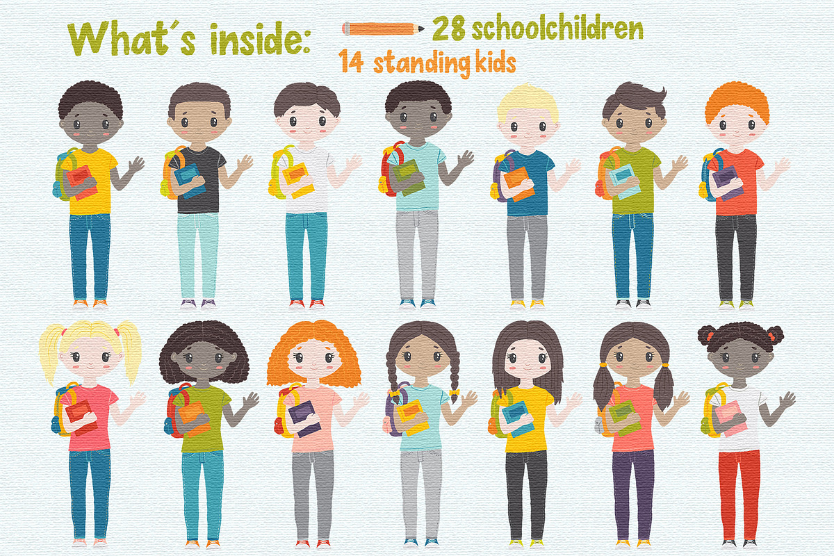 Back to school vector clipart, an Object Graphic by Trinibis (Photo 2 of 7)