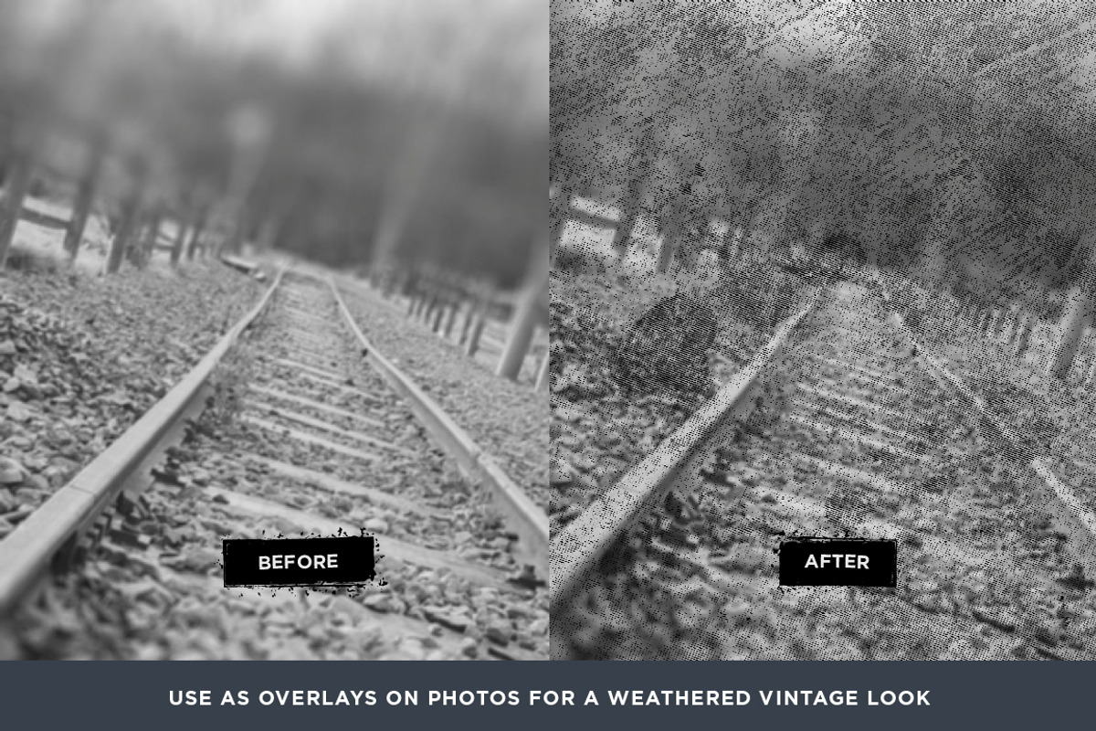 RoughTones - Halftone Textures, a Texture Graphic by BackYard Graphics Co. (Photo 7 of 8)