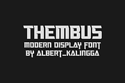 Thembus Font, a Sans Serif Font by albert_kalingga (Thumbnail 3 of 5)