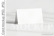 Place Card Mockup PSD JPG, a Print Template by VNmockup (Thumbnail 1 of 4)