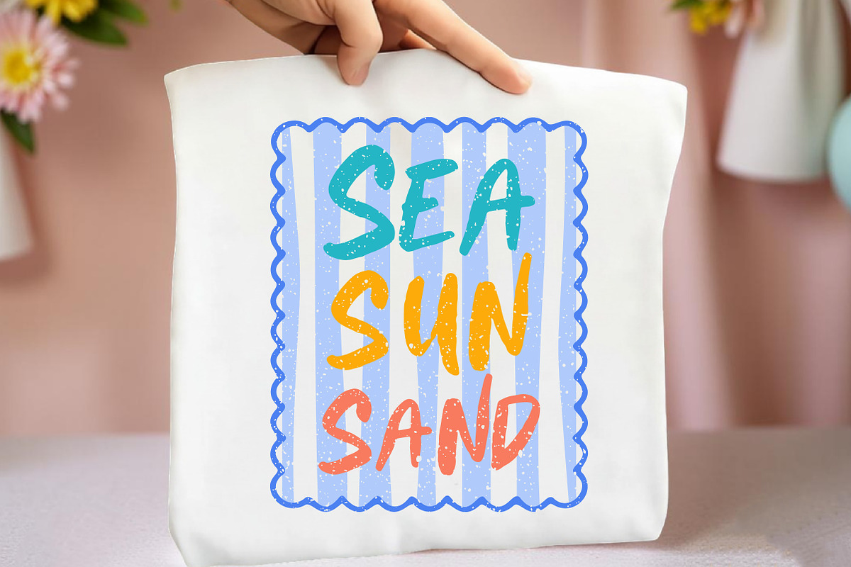 Sea Sun Sand Summer Sublimation, an Illustration by Libby Wishes (Photo 4 of 5)