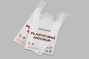 Plastic Bag Mockup, a Packaging Mockup by Unerispace (Thumbnail 3 of 5)