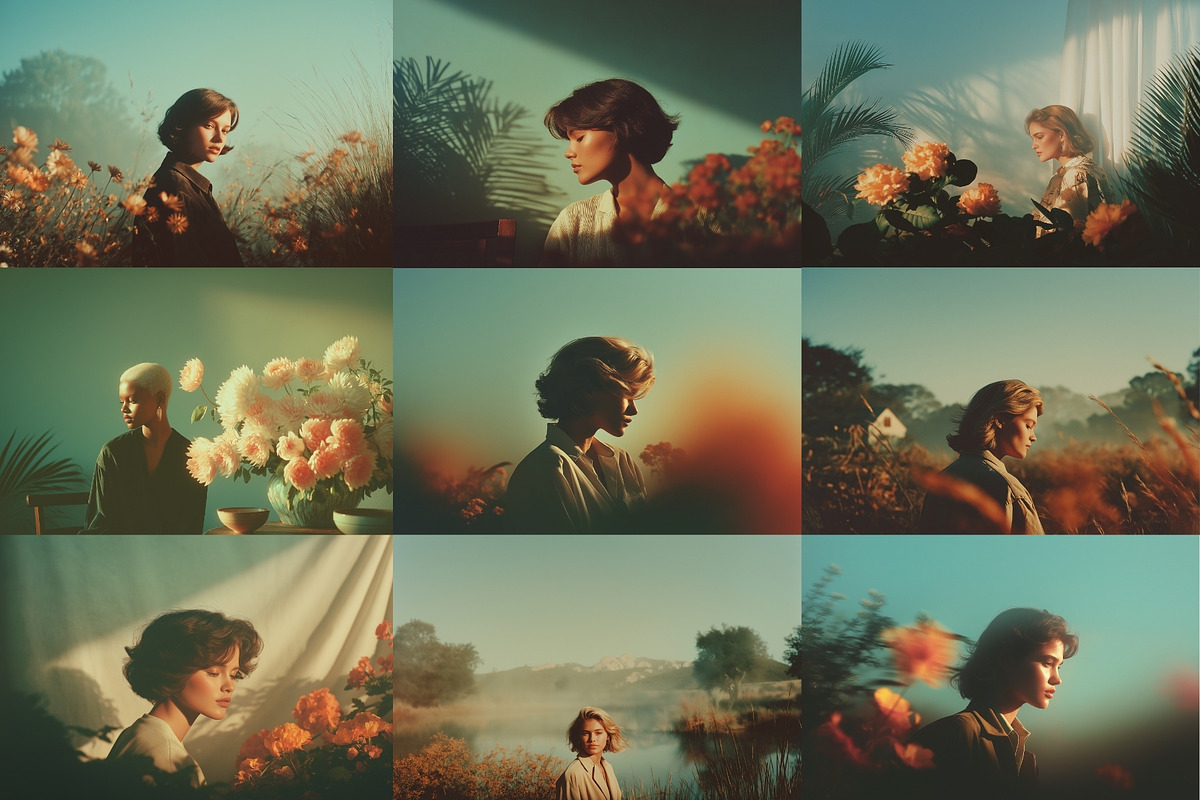 Golden Reverie Cinematic Portraits, a Beauty & Fashion Photo by HipFonts (Photo 6 of 11)