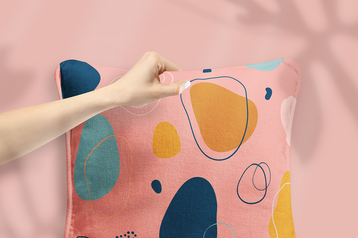 Linen Pillow 15x Mock-ups Set, a Household Mockup by Mocca Mockups Store (Photo 15 of 32)