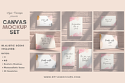 Canvas Mockups Set, a Print Template by StyleMockups (Thumbnail 1 of 10)
