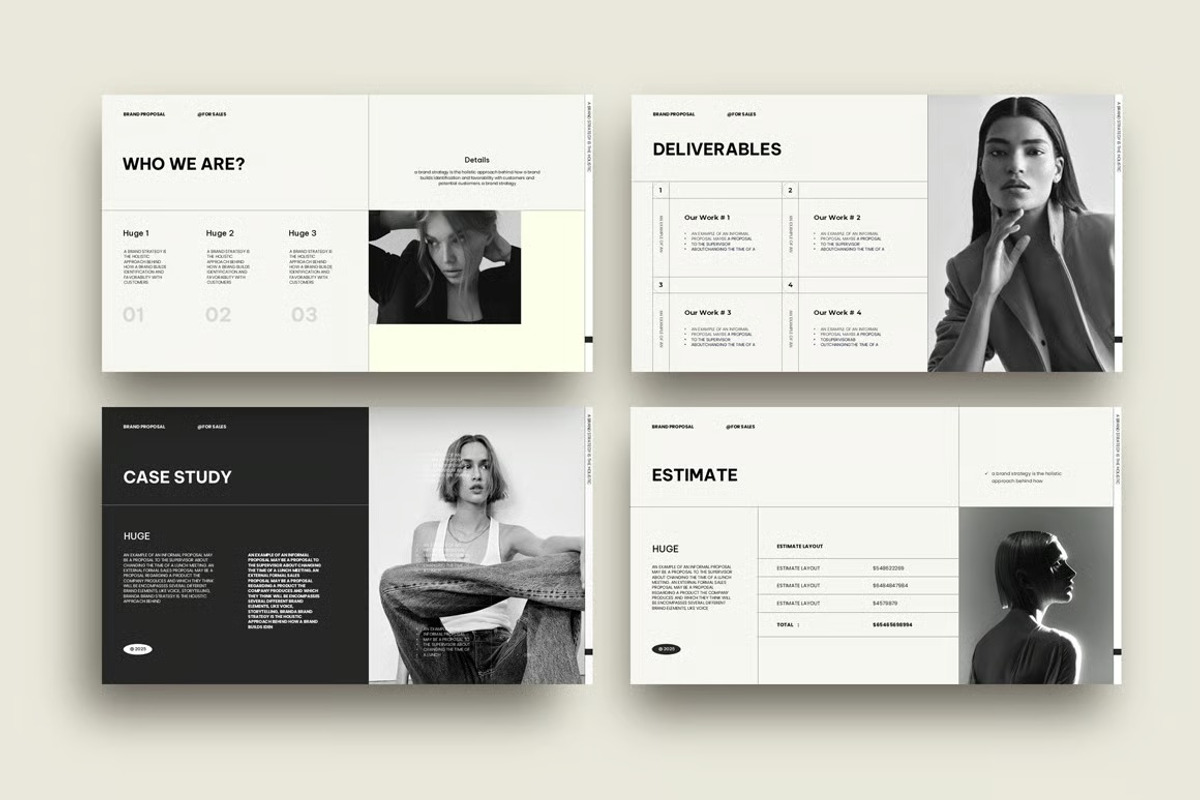 Brand Proposal Presentation Template, a Presentation Template by Fit-tee (Photo 5 of 8)