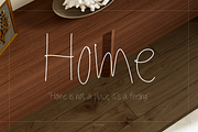 Home - Handwriting Font, a Handwritten Font by paperinsun (Thumbnail 14 of 14)