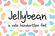 Jellybean | a cute handwritten font, a Handwritten Font by Design av MAD (Thumbnail 1 of 6)
