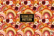 Fall Whimsical Garden Digital Paper, a Pattern Graphic by Creative Store (Thumbnail 4 of 5)
