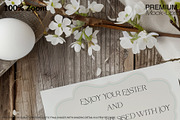 Easter Greetings Cards PNG & PSD, a Household Mockup by mock-ups (Thumbnail 6 of 10)