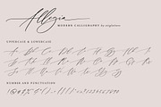 Allegia Handwritten Wedding Font, a Handwritten Font by etigletters (Thumbnail 9 of 10)