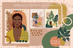 Boho Prints & Assets Collection