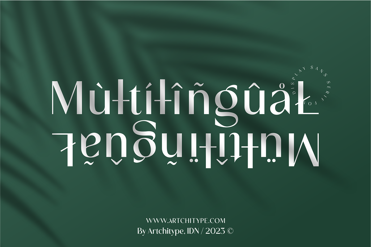 Gabriel Sarikaya - Unique Typeface, a Sans Serif Font by Artchitype Studio (Photo 13 of 14)