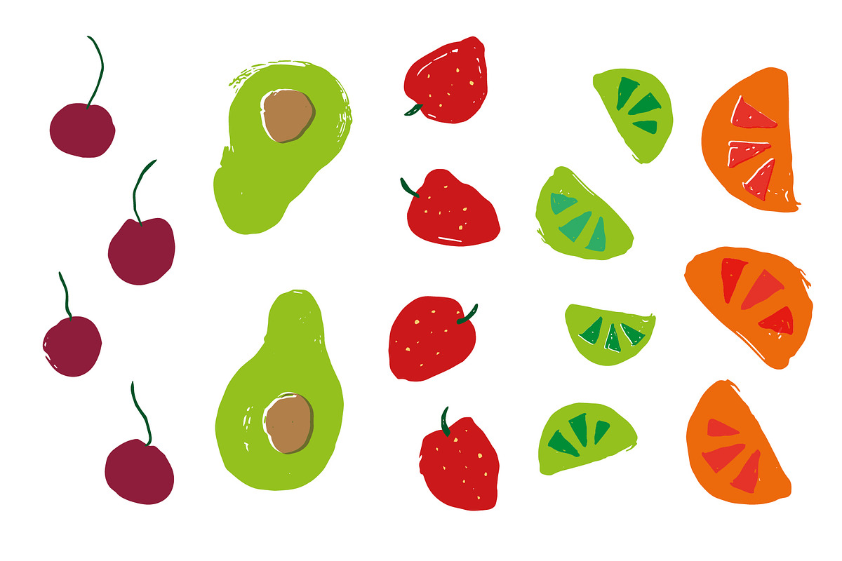 Painterly Food Vector Illustrations, a Food Illustration by This For There (Photo 10 of 11)