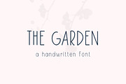 The garden - Handwritten font, a Handwritten Font by Sk designs (Thumbnail 1 of 5)
