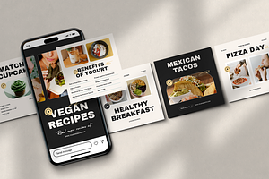 120 Food Instagram Template Canva