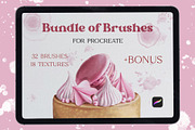 Bundle of Brushes for Procreate, a Brush Add-On by Marge Art (Thumbnail 1 of 4)