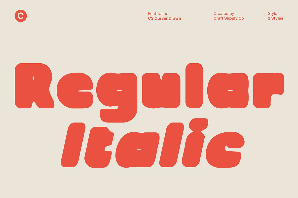 CS Culver Drawn, a Sans Serif Font by Craft Supply Co. (Photo 2 of 8)
