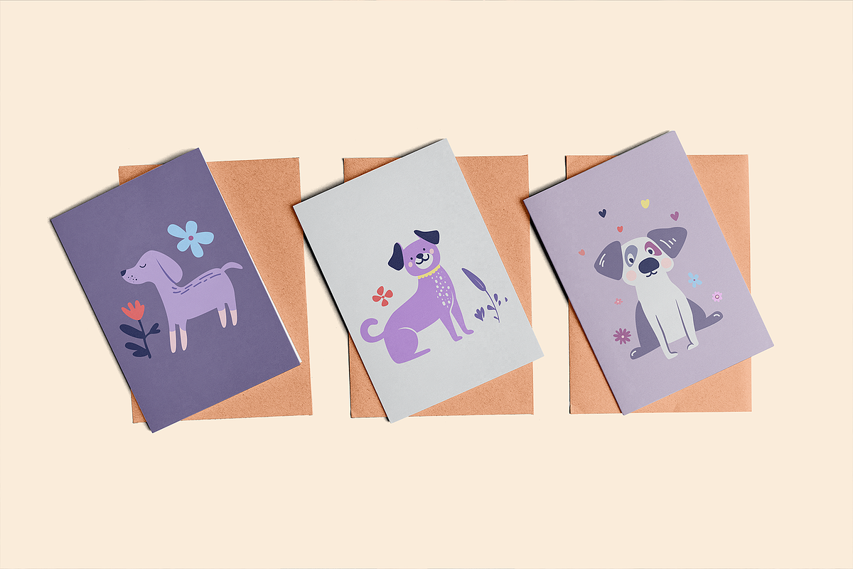 Cute Doggy Bundle, an Animal Illustration by Mariia Kovalchuk (Photo 6 of 11)