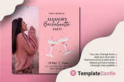 Bachelorette Party Canva Invitation, a Design Template by TemplateCastleStore (Thumbnail 2 of 2)