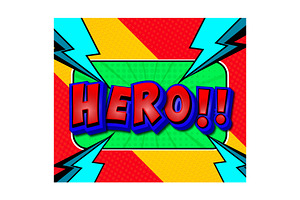 Hero Comic Art Background Design EPS, a Background Graphic by TrueVector