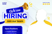We Are Hiring PSD Template, a Social Media Template by BilalGfx (Thumbnail 2 of 2)