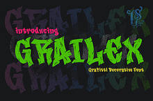Grailex - Grafitti decorative font