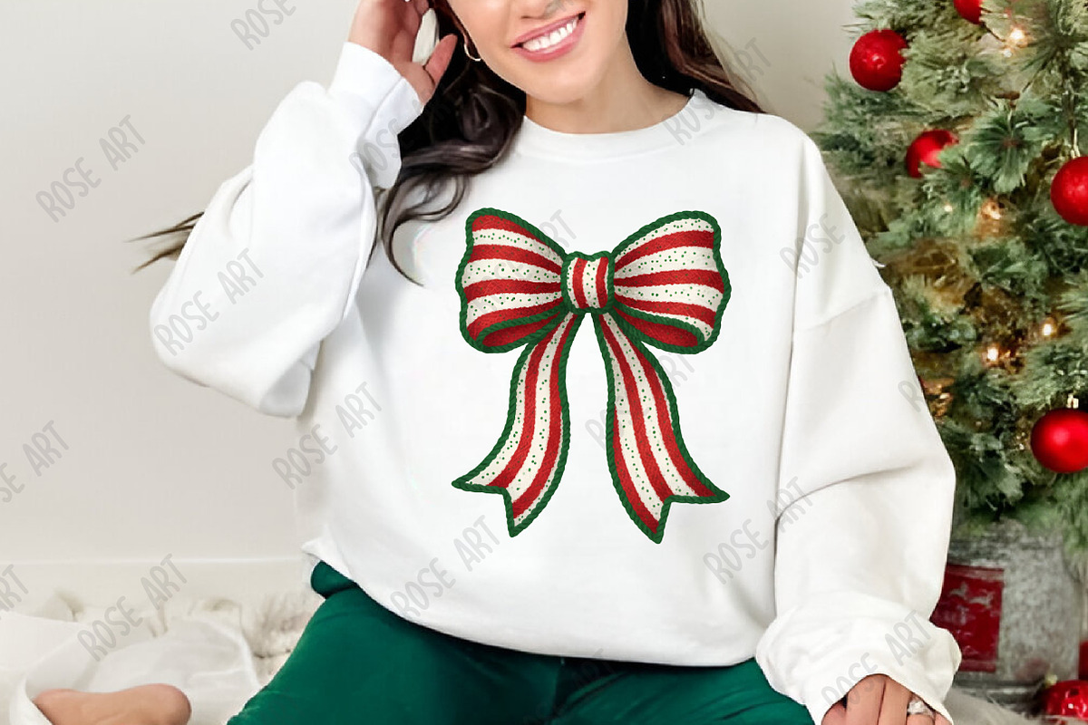 Christmas Coquette Bow Png, a Seasonal Illustration by Rose Art (Photo 2 of 5)