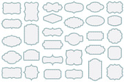 30 color frames in 6 styles - PNG, an Object Graphic by Wild Rose (Thumbnail 7 of 8)