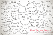 Vintage branches and wreaths set, a Decorative Illustration by Dreaming_Lucy (Thumbnail 2 of 3)