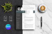 Modern Clean Resume Template | Canva, a Resume Template by Lux Resume (Thumbnail 1 of 9)