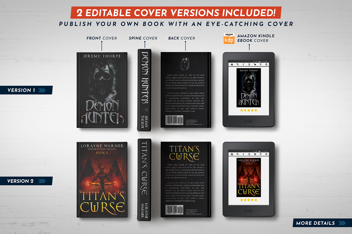 Book Cover Template 50, a Templates & Theme by Digital Goods (Photo 2 of 11)