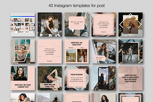 CANVA Pink Instagram Templates