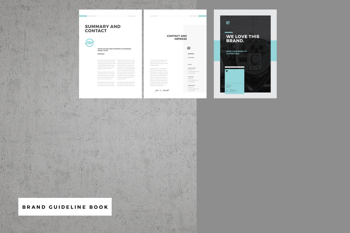 Brand Manual, a Brochure Template by Egotype (Photo 5 of 18)