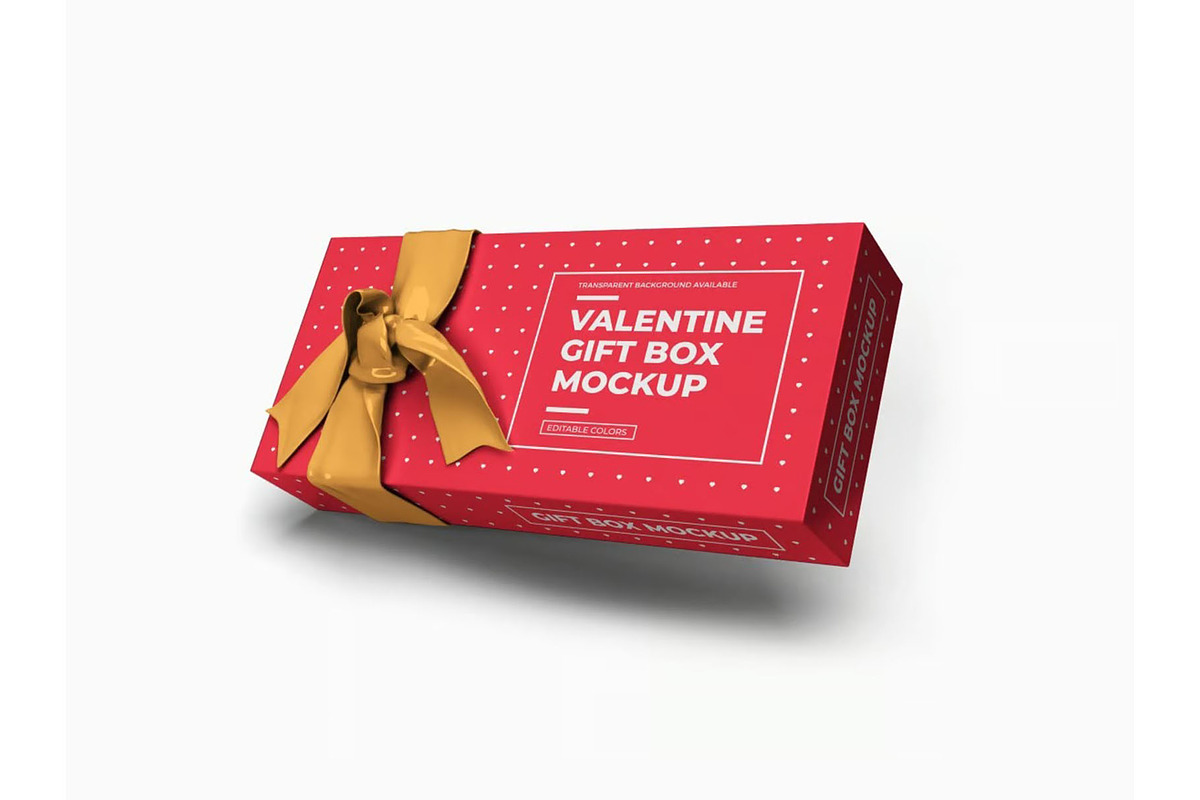 Gift Box Mockup Template Set, a Packaging Mockup by DesignRushMarket (Photo 4 of 11)