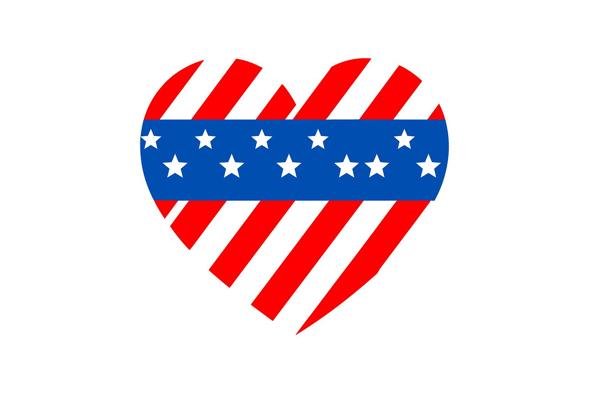 USA Eagle Heart Icons Bundle, an Object Graphic by yasushie (Photo 4 of 12)