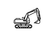 Excavator Construction Vector Bundle, an Illustration by Amazin_art (Thumbnail 28 of 51)