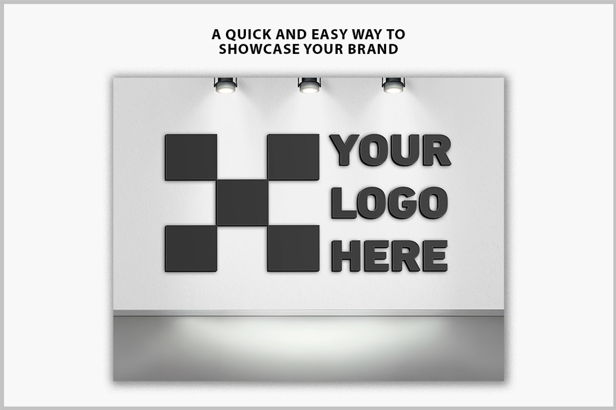 Logo Mockup on Office Wall PSD, a Product Mockup by Bruno's Shop (Photo 2 of 4)