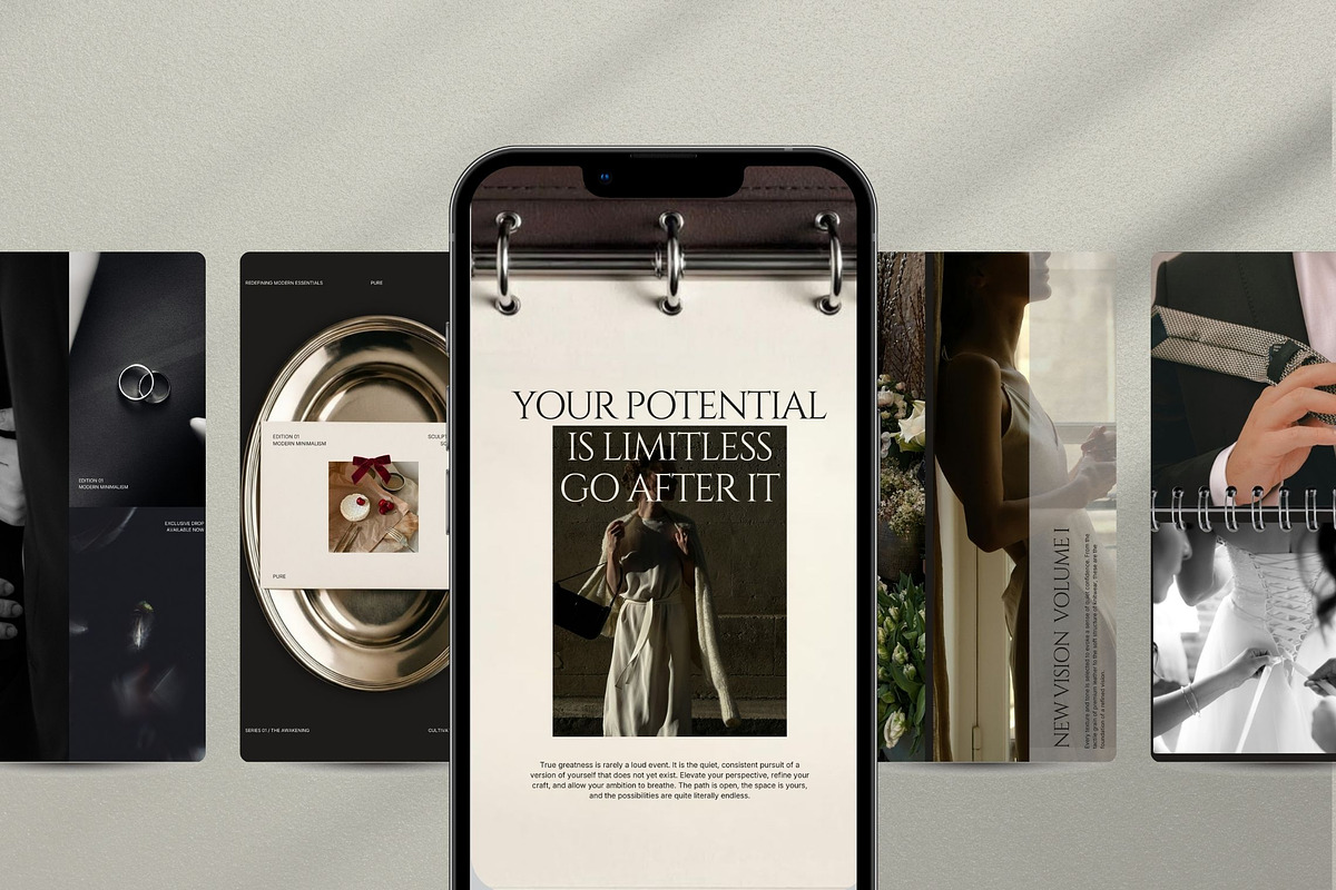 Quiet Luxury Canva Brand Kit, a Social Media Template by Pani Temp. (Photo 7 of 13)