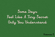 Tiny Secret Naive Pixel Art Script, a Script Font by Struvictory.art (Thumbnail 8 of 8)
