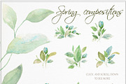 Fresh spring watercolors, a Decorative Illustration by SaharaArt (Thumbnail 5 of 9)
