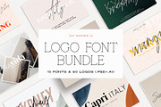 Logo Font Bundle by Jen Wagner Co., a Sans Serif Font by Jen Wagner Co (Thumbnail 1 of 37)