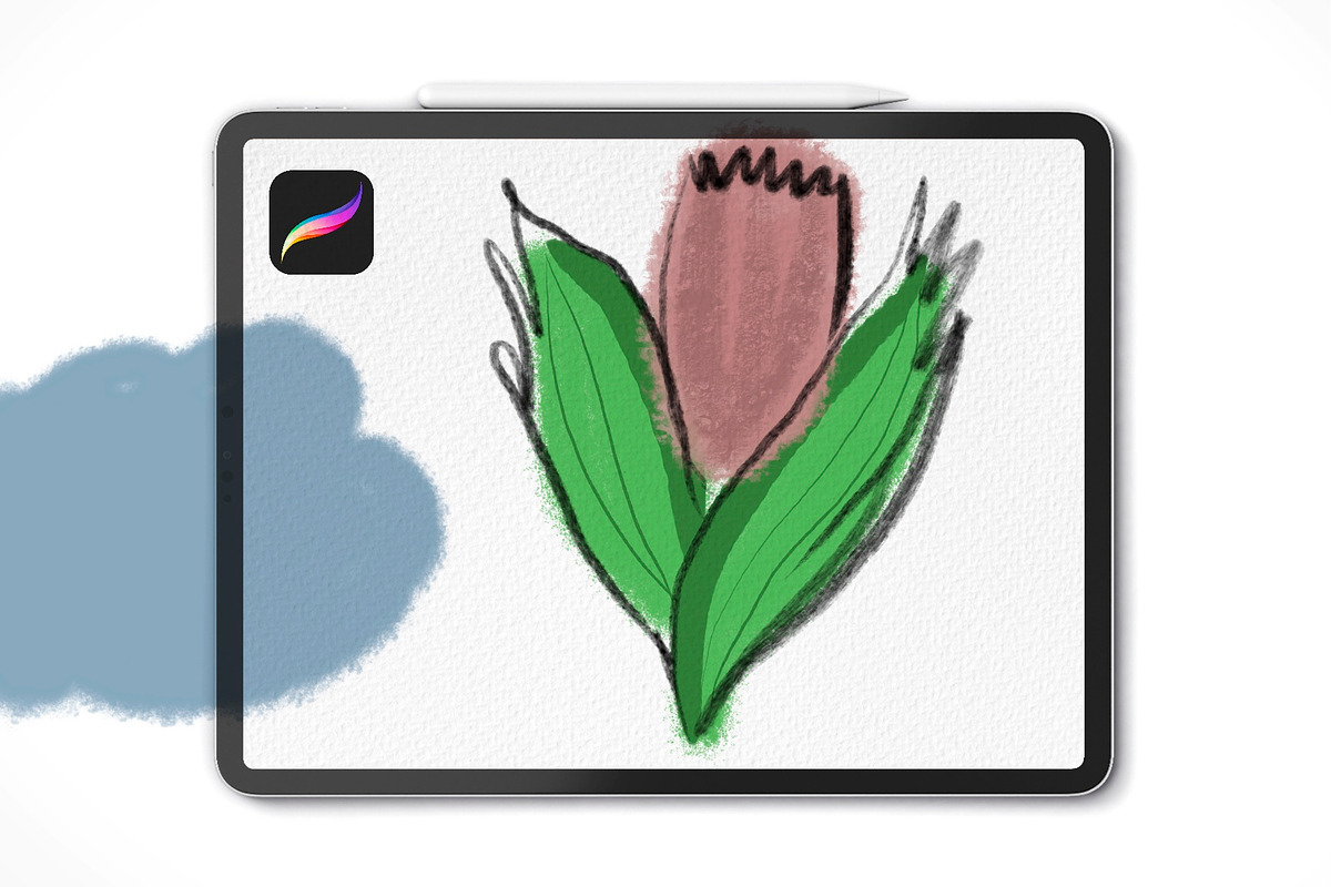 Gouache brushes for Procreate, a Brush Add-On by Art Sproot (Photo 6 of 7)