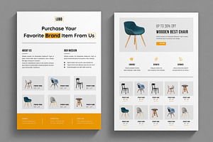 Product Catalog Flyer Layout, a Flyer Template by MightyDesign
